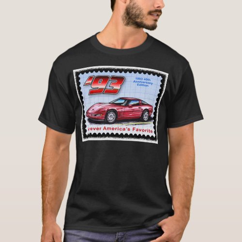 1993 40th Anniversary Corvette T_Shirt
