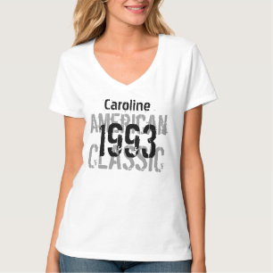 1993 American Classic 21st Birthday Black White T-Shirt
