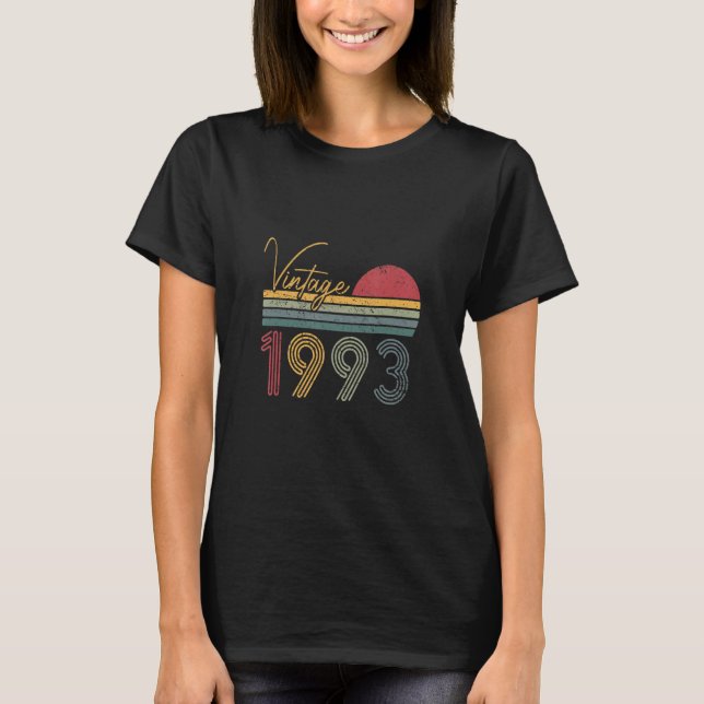1993   Birthday Vintage Retro T-Shirt (Front)