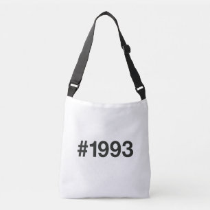 1993 Hashtag 33rd birthday 33 years Crossbody Bag