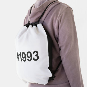 1993 Hashtag 33rd birthday 33 years Drawstring Bag