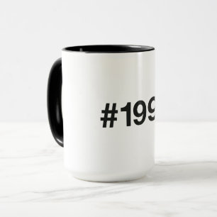 1993 Hashtag 33rd birthday 33 years Mug