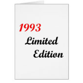 1993 Limited Edition (Front)