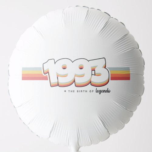 1993 The birth of legends Balloon