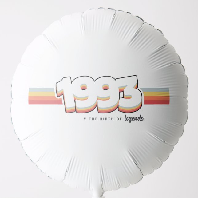 1993 The birth of legends Balloon (Front)