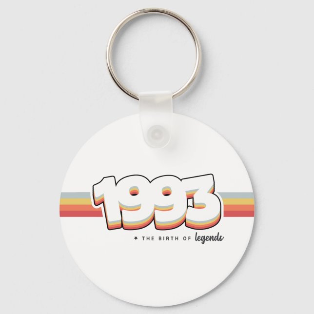 1993 The birth of legends Keychain (Front)