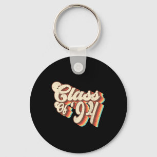 1994 Cl Reunion Retro Cl Of 94 High School Graduat Keychain