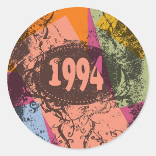 1994 Colorful Pop Art - Stickers