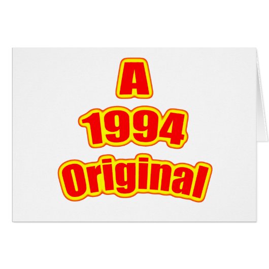 1994 Original Red Cards (Front Horizontal)