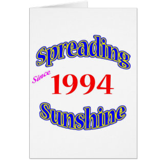 1994 Spreading Sunshine Cards