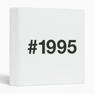 1995 Hashtag 31st birthday 31 years 3 Ring Binder