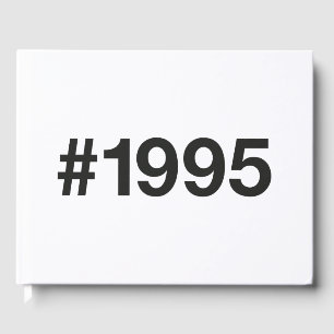 1995 Hashtag 31st birthday 31 years Guest Book