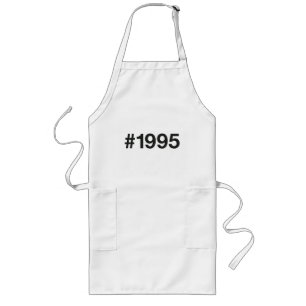 1995 Hashtag 31st birthday 31 years Long Apron