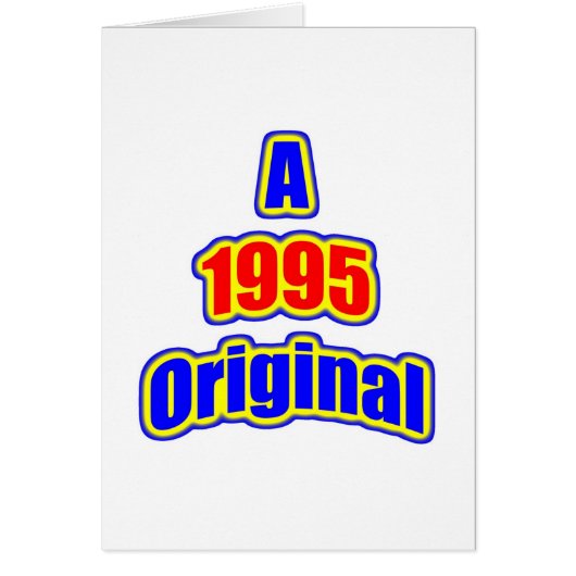 1995 Original Bl Red Cards (Front)