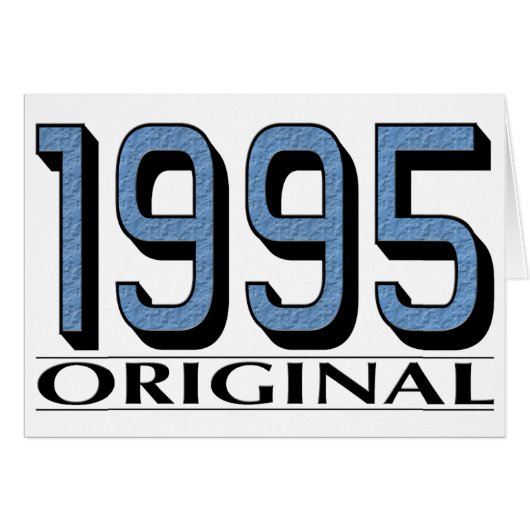 1995 Original Cards (Front Horizontal)