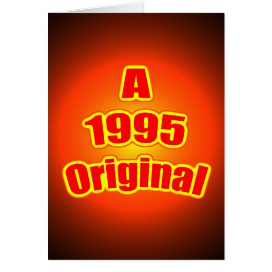 1995 Original Red Cards (Front)