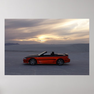 1995 Stang Convertible Poster