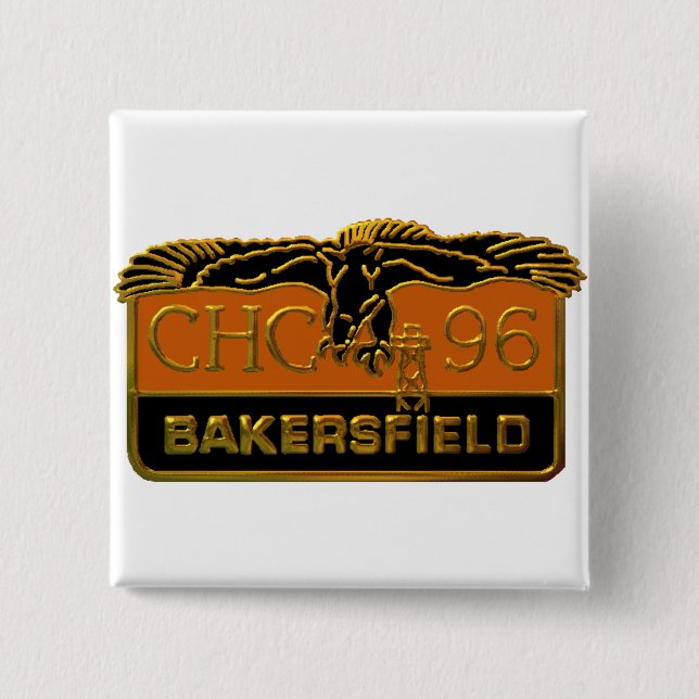 1996 Bakersfield Pinback Button (Front)