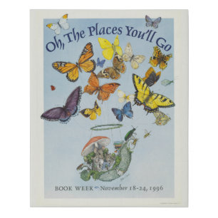1996 Children's Book Week Poster Faux Canvas Print