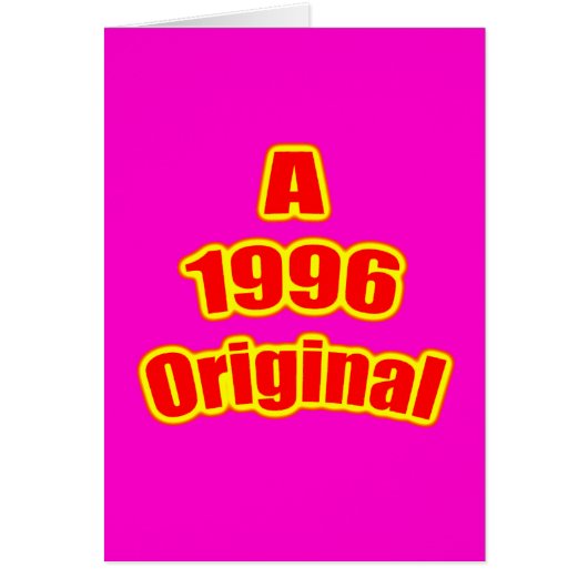 1996 Original Red Mag Cards (Front)