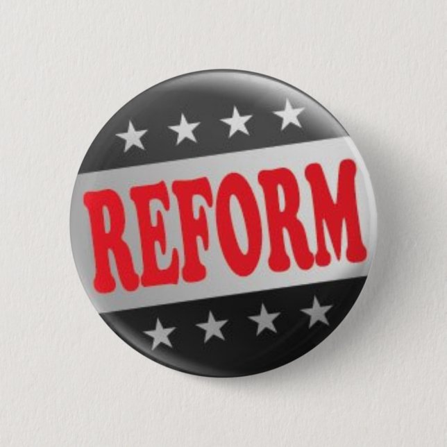 1996 Reform Party Vintage Style Button (Front)