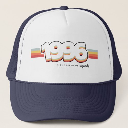 1996 The birth of legends Trucker Hat