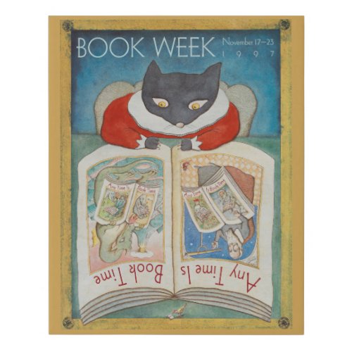 1997 Childrens Book Week Faux Canvas Print