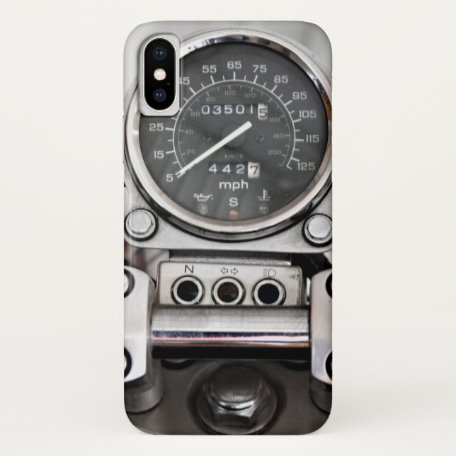 1997 Classic Motorcycle Speedometer Case-Mate iPhone Case (Back)