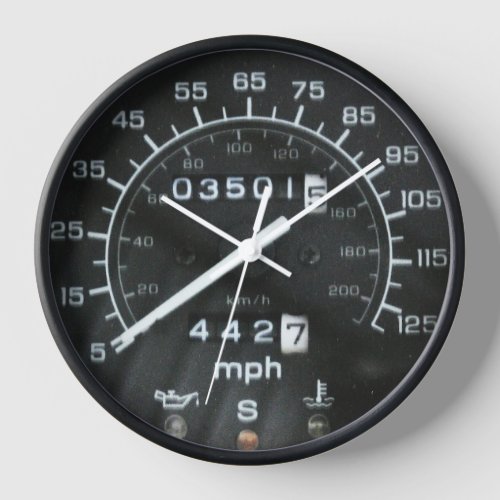 1997 Classic Motorcycle Speedometer Clock