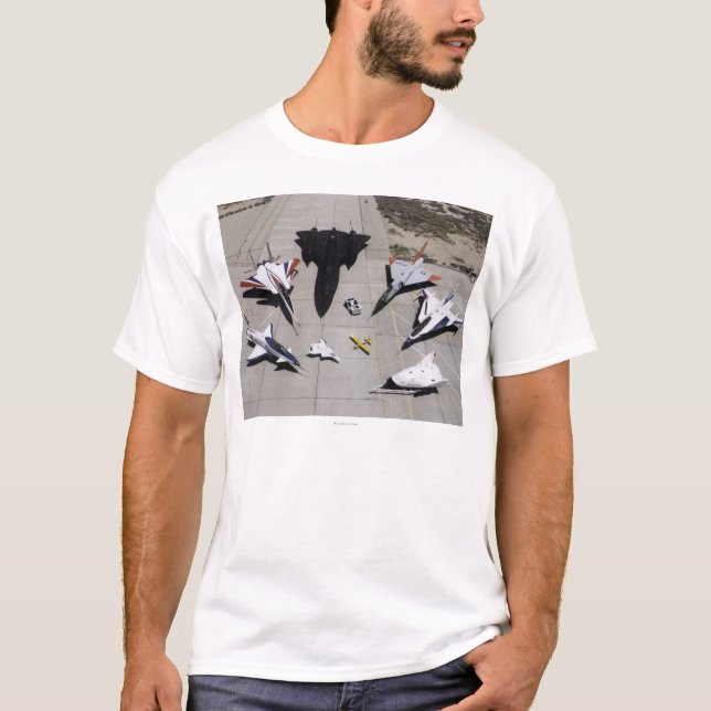 1997 Dryden Research Aircraft Fleet on Ramp T-Shirt (Front)