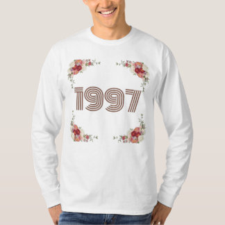 1997 Numbers Art Design  T-Shirt