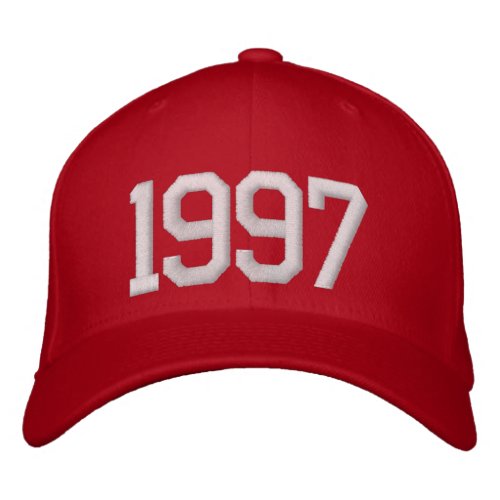 1997 Year Embroidered Baseball Hat