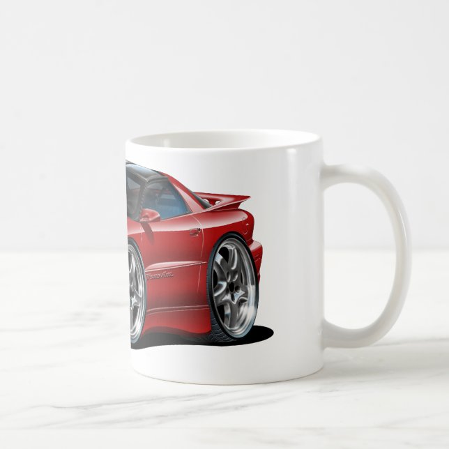 1998-02 Trans Am Maroon Car Coffee Mug (Right)