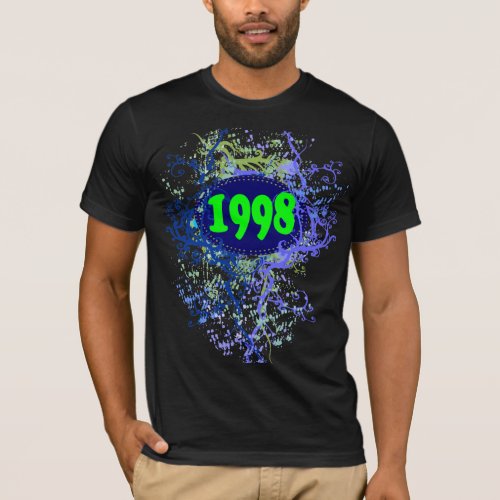 1998 _  Colorful Vintage retro _ T_Shirt