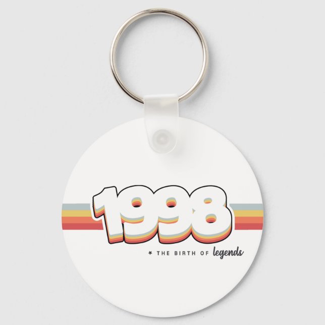 1998 The birth of legends Keychain (Front)