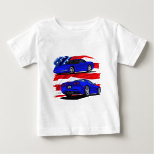 1999-04 Corvette Blue Car Baby T-Shirt