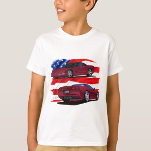 1999-04 Corvette Maroon Car T-Shirt