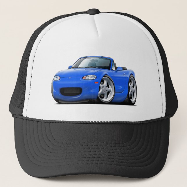 1999-05 Miata Blue Car Trucker Hat (Front)