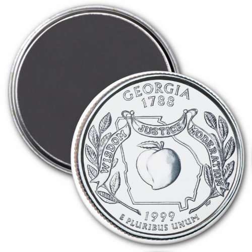 1999 Georgia State Quarter magnet