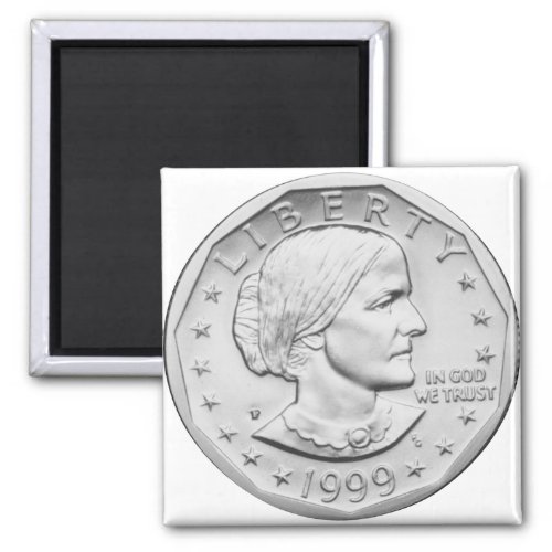 1999 Susan B Anthony Dollar Products Magnet