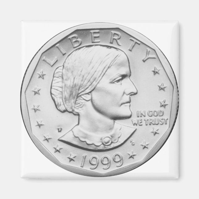 1999 Susan B. Anthony Dollar Products Magnet (Front)