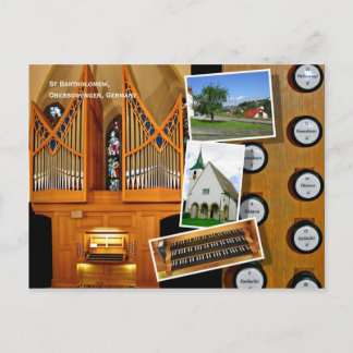 1999 Vier organ, Oberboihingen Postcard