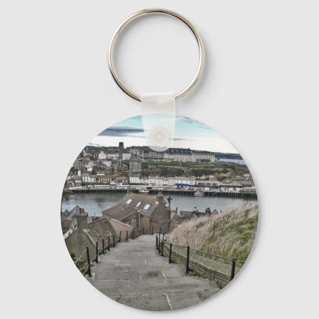 199 Steps Whitby Keychain (Front)