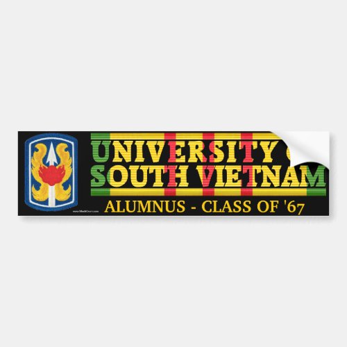 199th LIB _ U of South Vietnam Alumnus Sticker