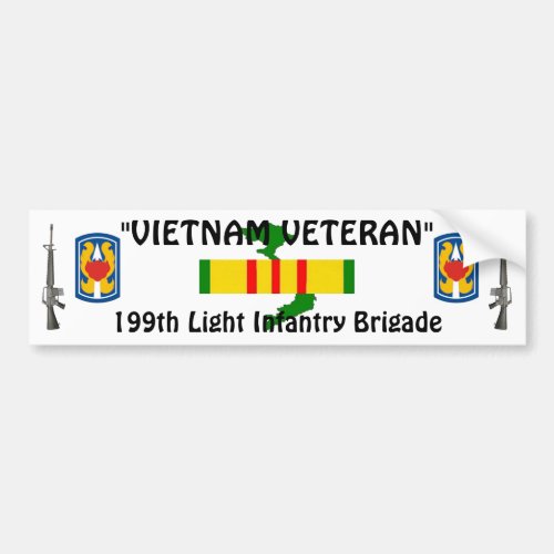 199th Light Inf Brigade bumper sticker