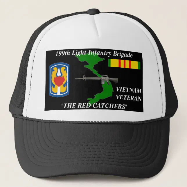 199th Light Infantry Brigade"The Red Catchers" Cap | Zazzle