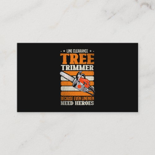 19Arborist for a Tree trimmer Business Card