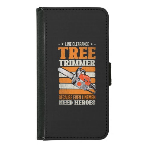 19Arborist for a Tree trimmer Samsung Galaxy S5 Wallet Case