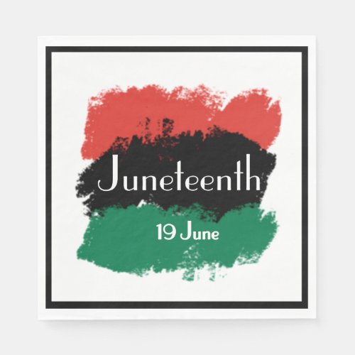 19 June Juneteenth Napkins