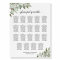 19 Table Eucalyptus Leaves Wedding Seating Chart